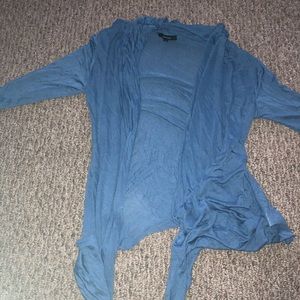 Blue cardigan